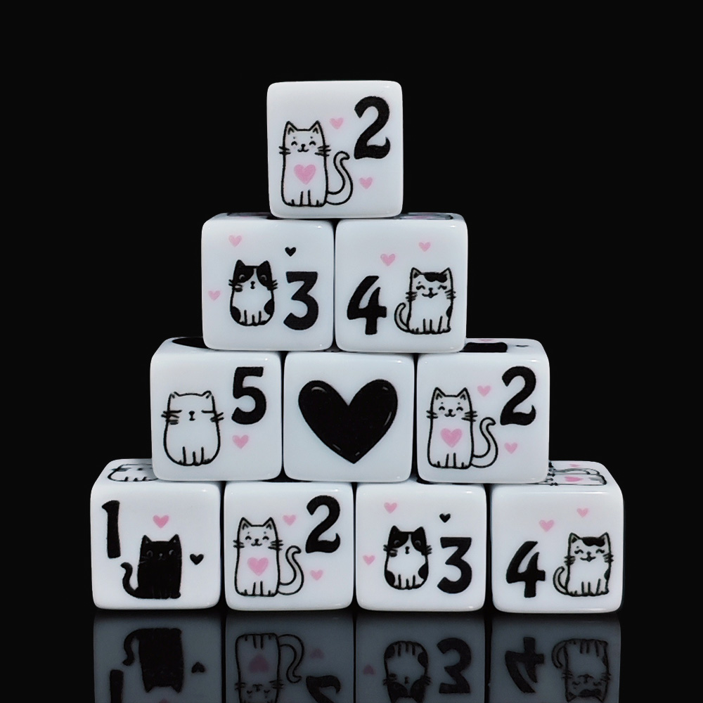 Набор из 12 штук: 16-миллиметр – обзор и цена Board Game Illustration