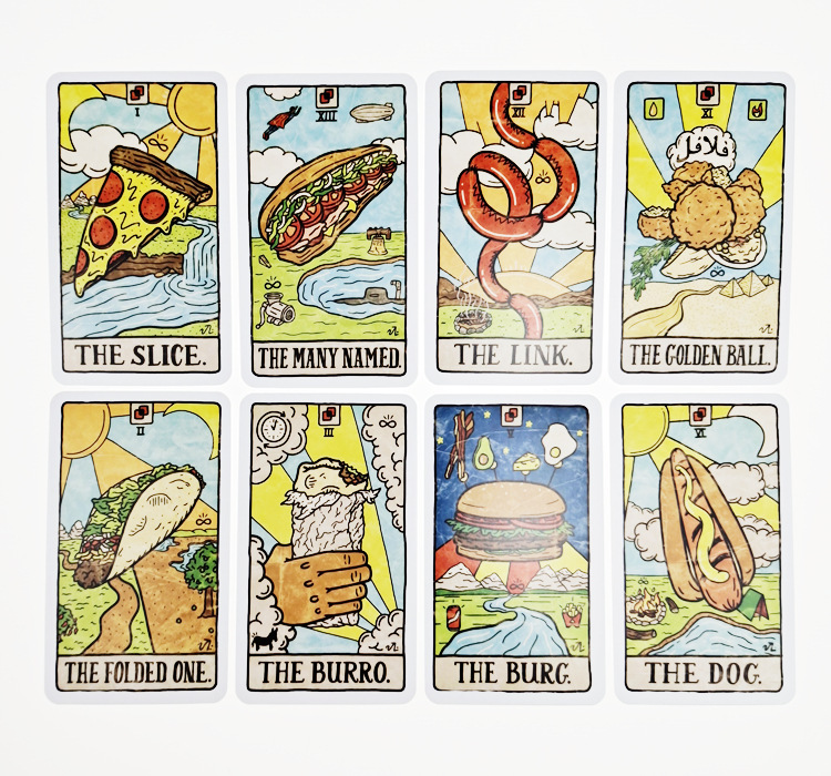 78 новых иллюстраций еды и нап – обзор и цена Board Game Illustration