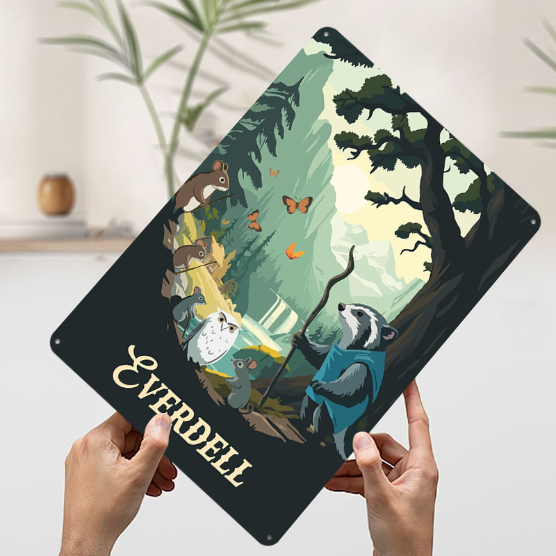 Металлическая винтажная таблич – обзор и цена Board Game Inspiration
